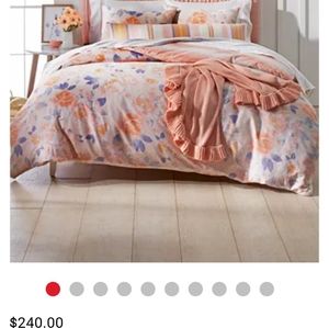 New 3 piece king comfoter set reversible